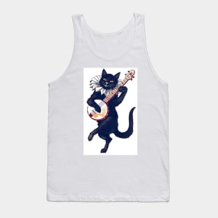 Banjo Cat Tank Top